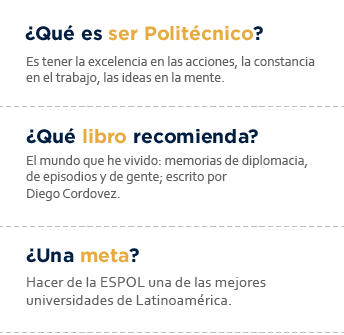Ser Politécnico es tener la excelencia en las acciones, la constancia en el trabajo, las ideas en la mente.
