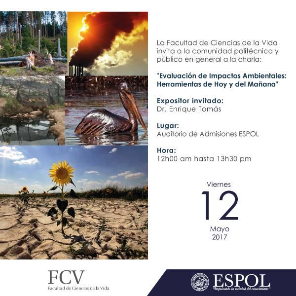 Charla "Evaluación de Impactos Ambientales: Herramientas de Hoy y del Mañana"