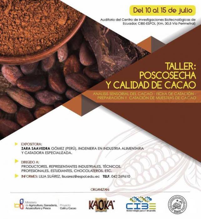 Taller: Poscosecha y calidad de cacao