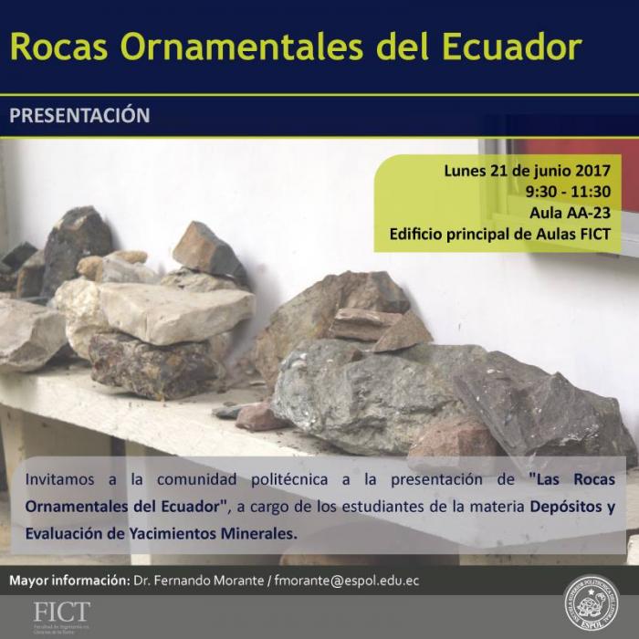 Presentación: Rocas Ornamentales del Ecuador