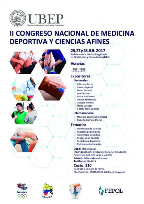 II Congreso Nacional de Medicina Deportiva y Ciencias Afines