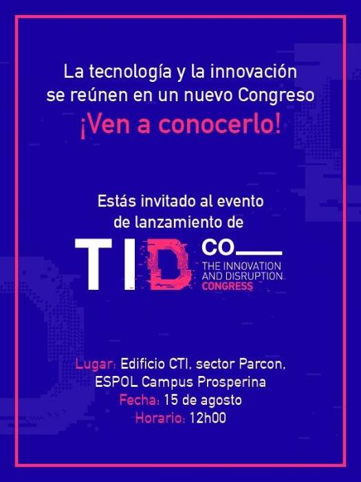 Lanzamiento del Congreso TIDCO