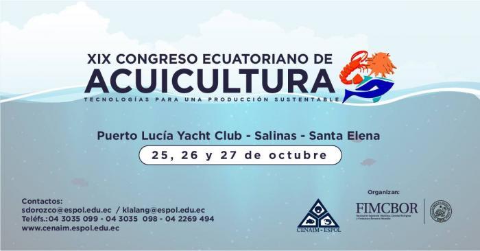 XIX Congreso Ecuatoriano de Acuicultura
