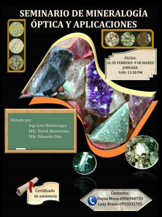 Seminario de mineralogía óptica