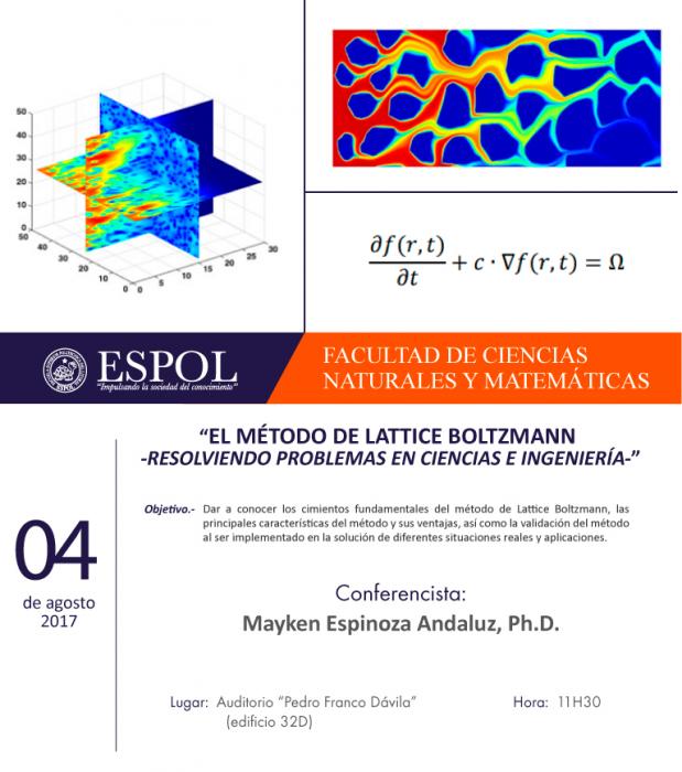 Conferencia: El Método de Lattice Boltzmann - Resolviendo problemas en ciencia e ingeniería