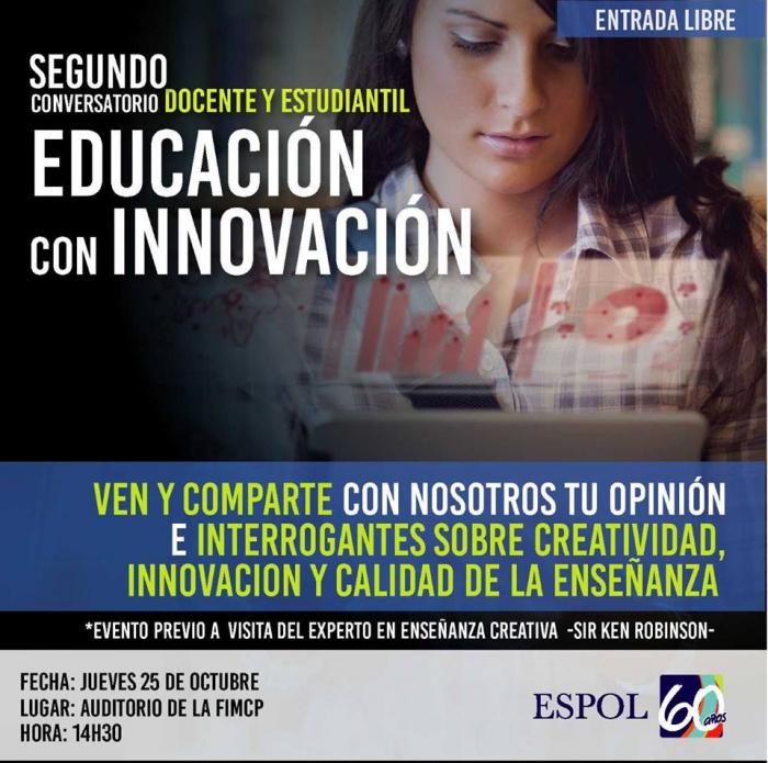 Segundo conversatorio 'Educación con innovación'