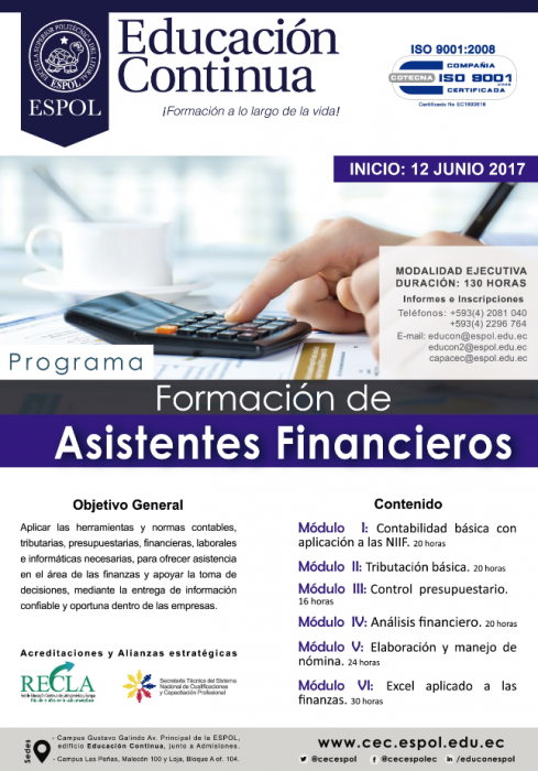 Programa Formación de Asistentes Financieros