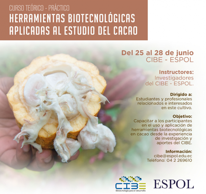 Curso: Herramientas biotecnológicas aplicadas al estudio del Cacao