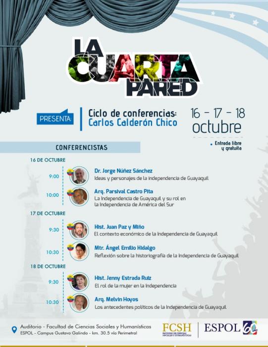 Invitación: Ciclo De Conferencias Carlos Calderón Chico