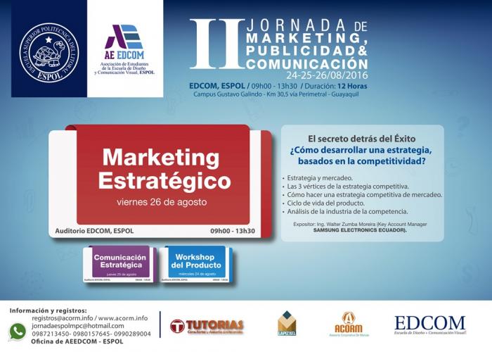 II Jornada de Marketing, Publicidad & Comunicación 'Marketing Estratégico'