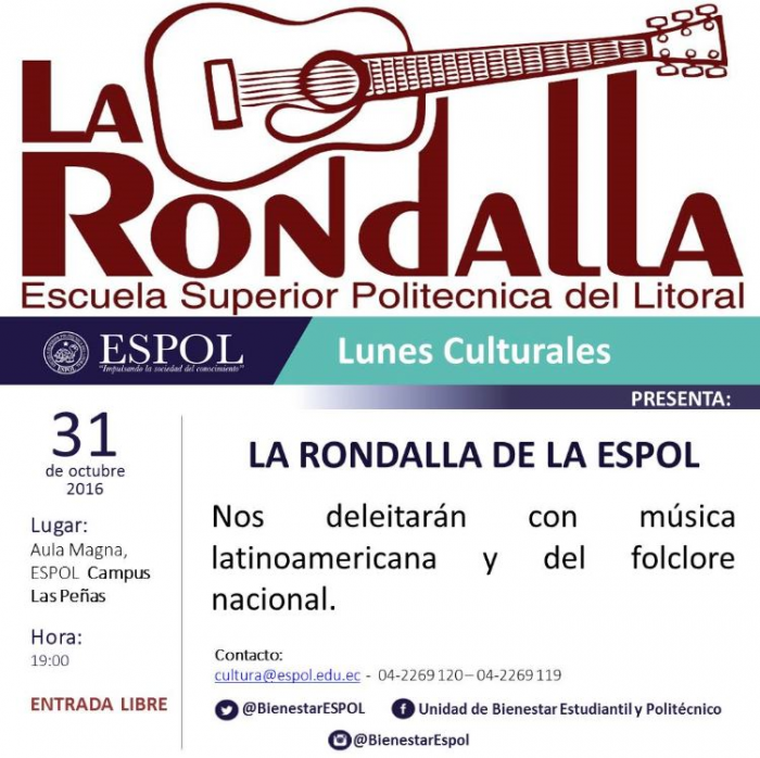 Lunes Culturales: La Rondolla de la ESPOL