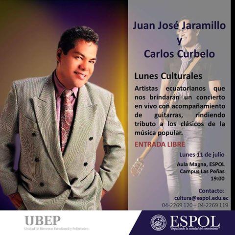 Lunes Cultural: Presentación de Juan José Jaramillo y Carlos Curbelo
