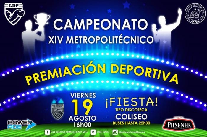 Premiación Deportiva XIV Metropolitécnico