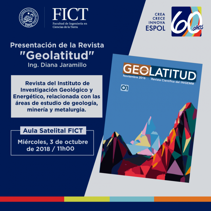 Presentación de la Revista "Geolatitud" Ing. Diana Jaramillo