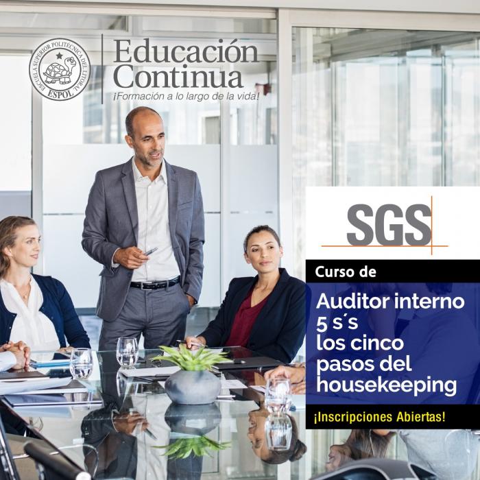 Auditor Interno ISO 9001:2015 con simulación (en alianza con SGS)
