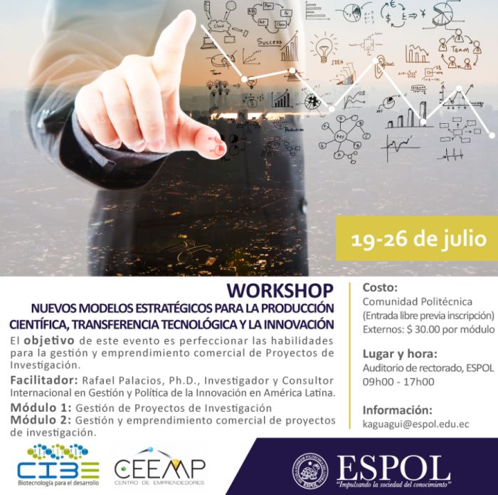 Workshop: Nuevos modelos estratégicos para la producción científica, transferencia tecnológica y la innovación