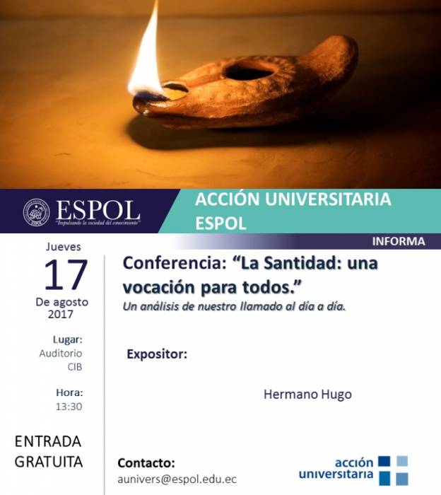 Conferencia: La Santidad, una vocación para todos