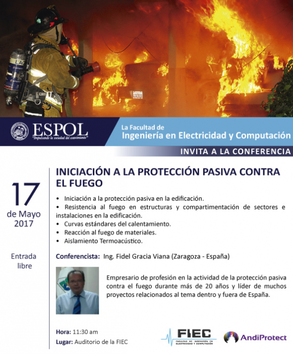 Conferencia: Iniciación a la Protección Pasiva contra el Fuego