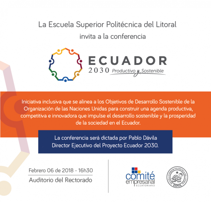 Conferencia: Ecuador 2030, productivo y sostenible