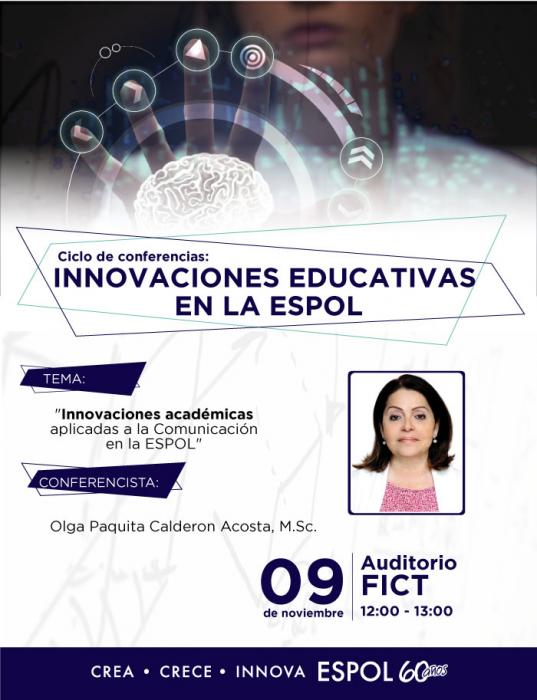 Ciclo de conferencias: Innovaciones educativas en la ESPOL