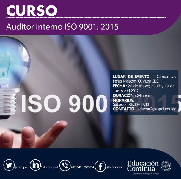 Auditor Interno ISO 9001:2015