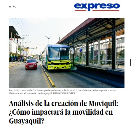 Análisis de la creación de moviquil: ¿cómo impactará la movilidad en Guayaquil?