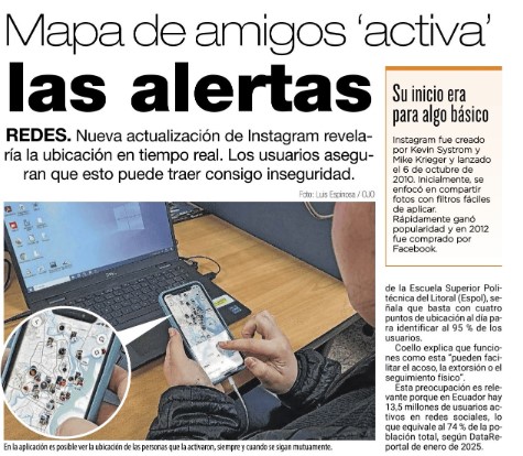 Mapa de amigos activa las alertas
