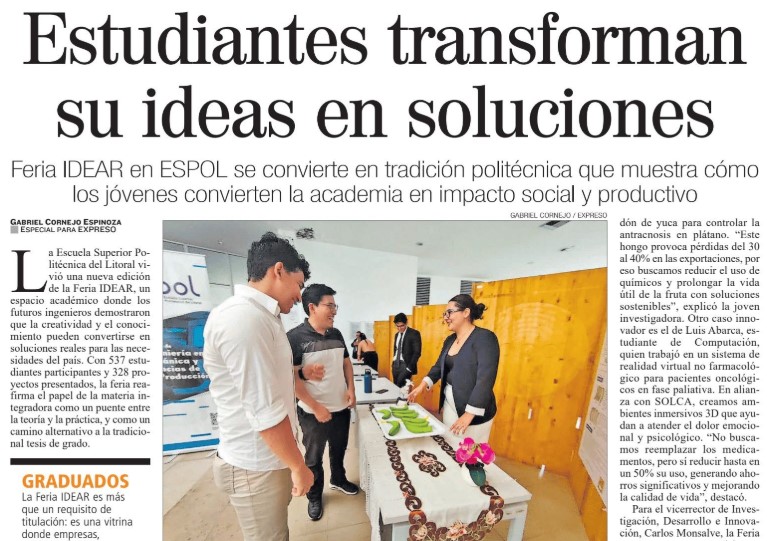 Estudiantes transforman sus ideas en soluciones