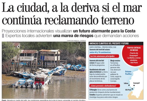 La ciudad a la deriva si el mar continúa reclamando terreno