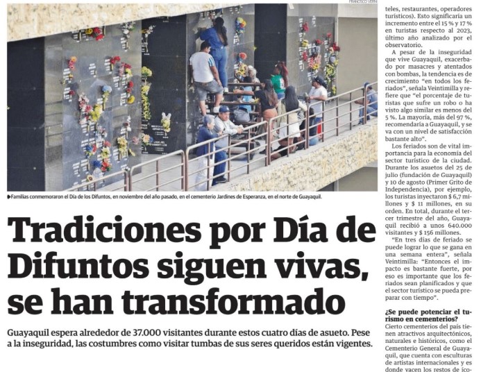 TRADICIONES POR DÍA DE DIFUNTOS SIGUEN VIVAS, SE HAN TRANSFORMADO