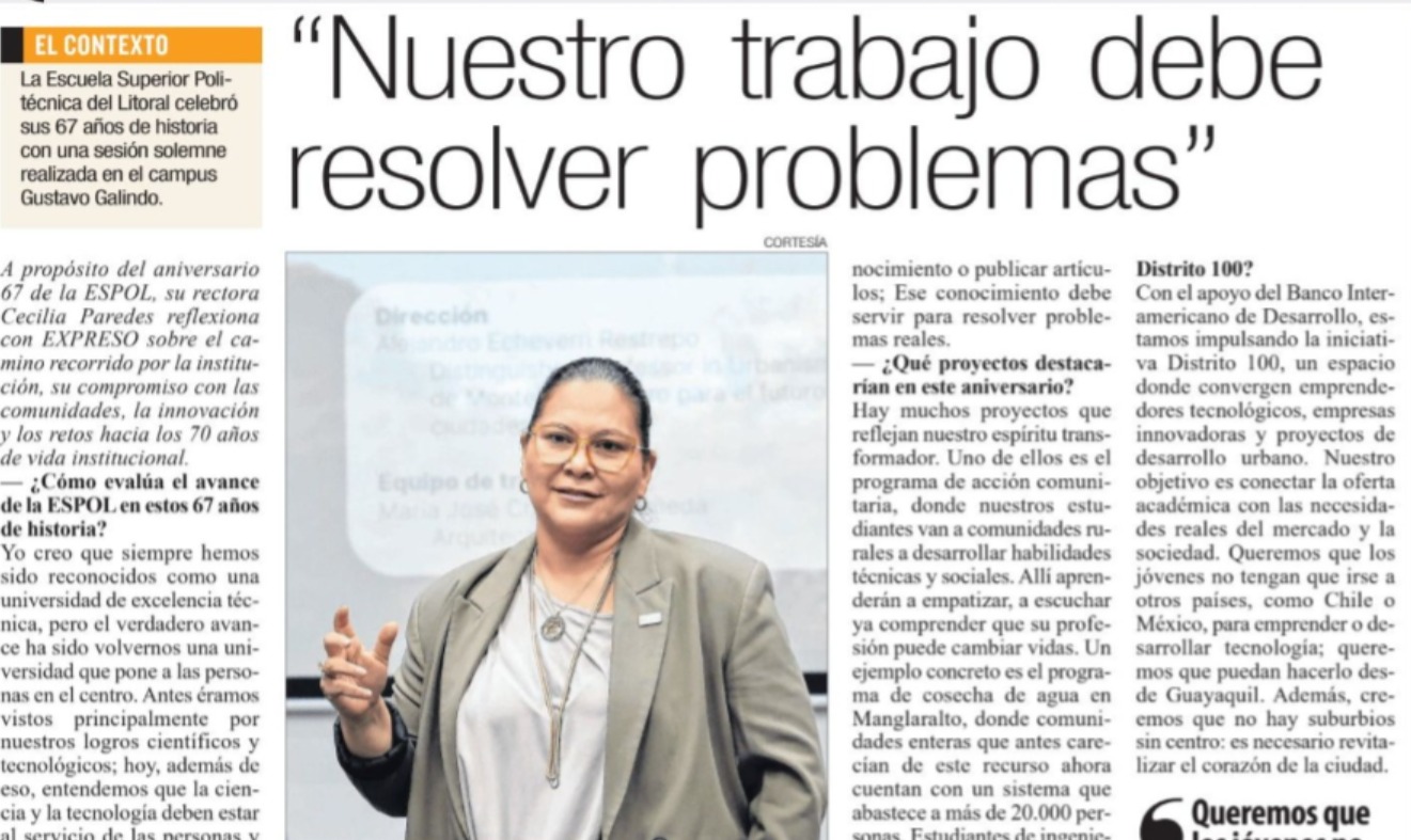 El TRABAJO DE LA ACADEMIA DEBE RESOLVER PROBLEMAS