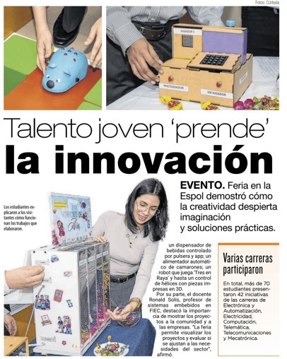 Talento joven prende la innovación