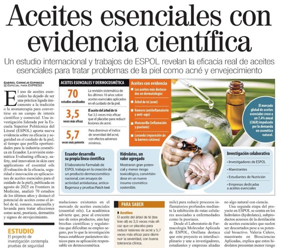 Aceites esenciales con evidencia científica