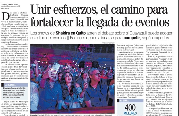 Unir esfuerzos, el camino para fortalecer la llegada de eventos