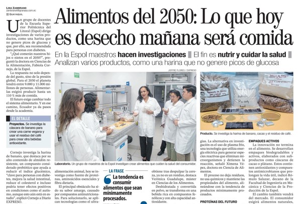 ALIMENTOS DEL 2050: LO QUE HOY ES DESECHO MAÑANA SERÁ COMIDA