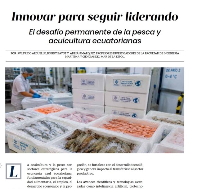 Innovar para seguir liderando el desafío permanente de la pesca y acuicultura
