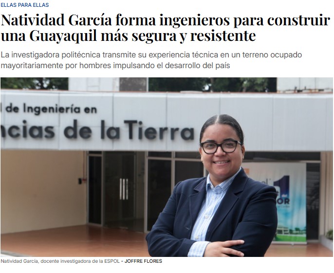 Natividad García: Ingeniería que fortalece los cimientos de la ciudad 