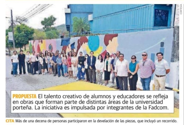 Campus de la Espol suma murales y una galería de arte para los estudiantes