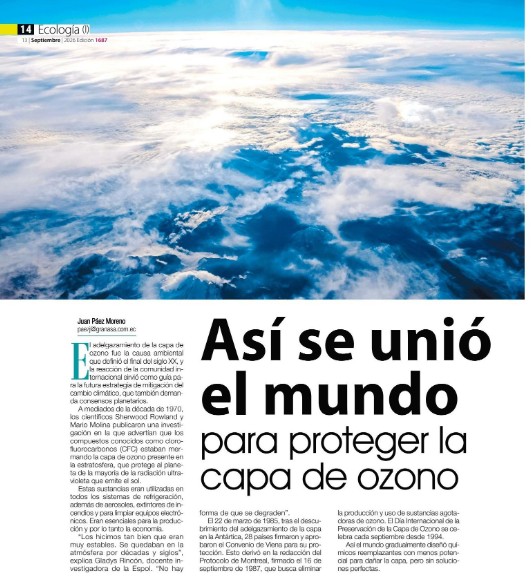 ASÍ SE UNIÓ EL MUNDO PARA PROTEGER LA CAPA DE OZONO
