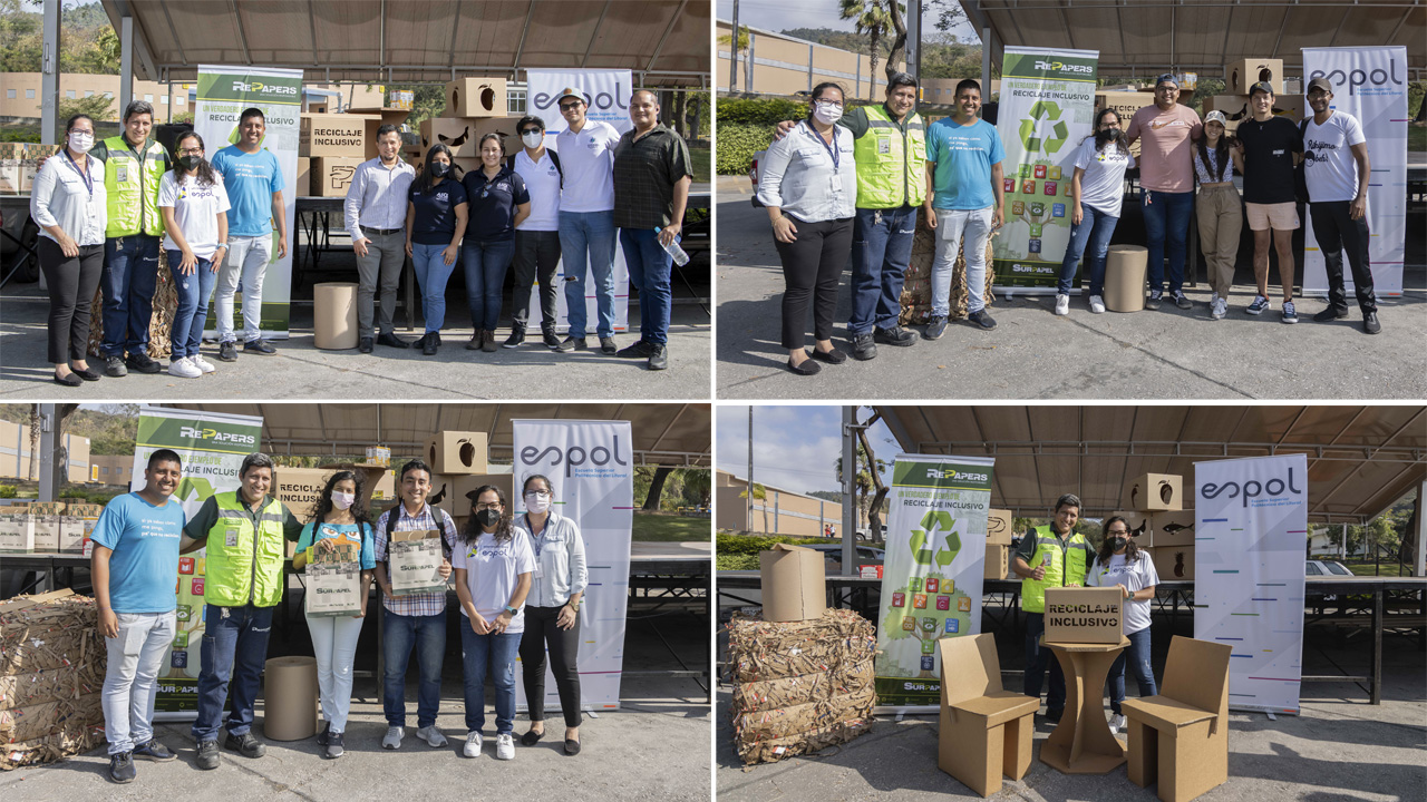 Ganadores de Recicla ESPOL