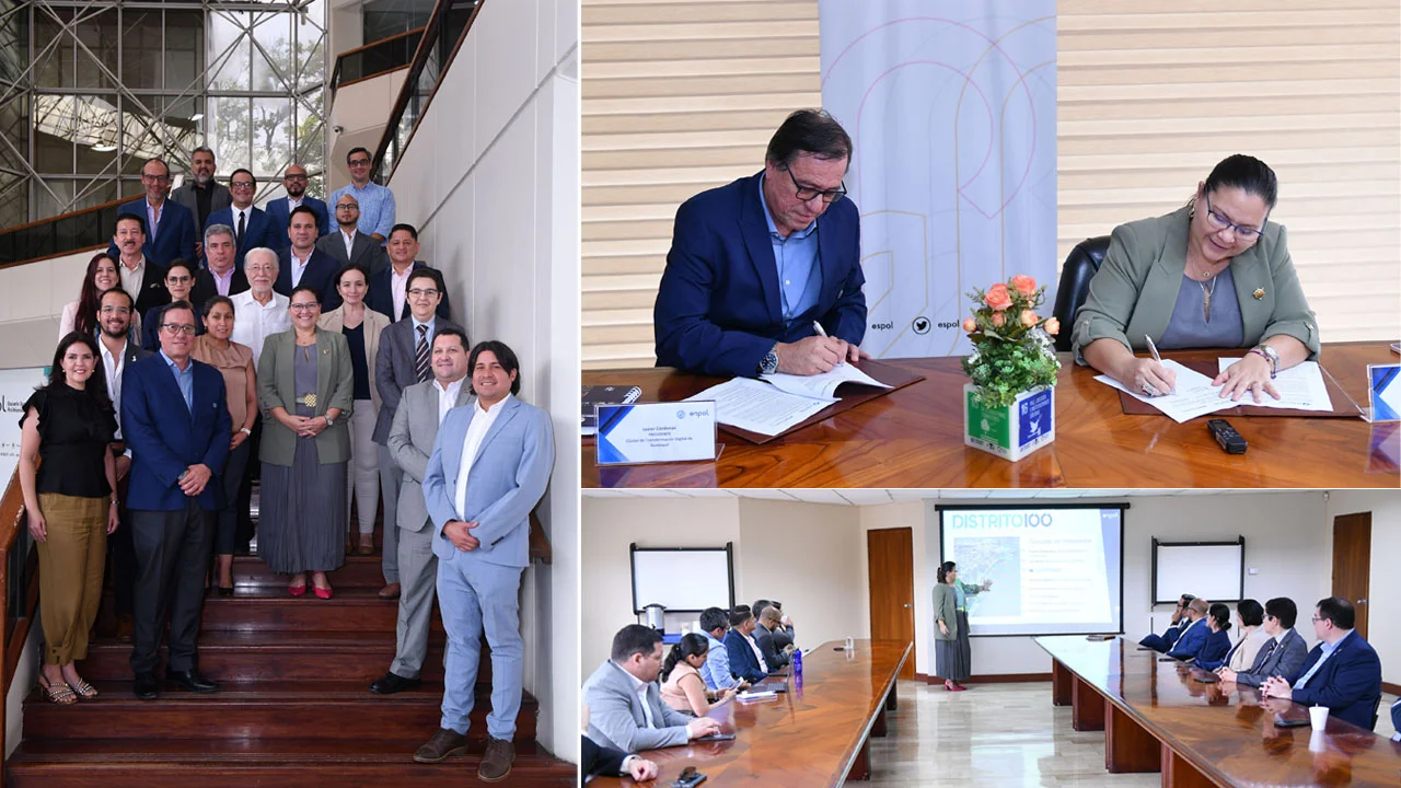 ESPOL y el clúster de TD de Guayaquil firman convenio 