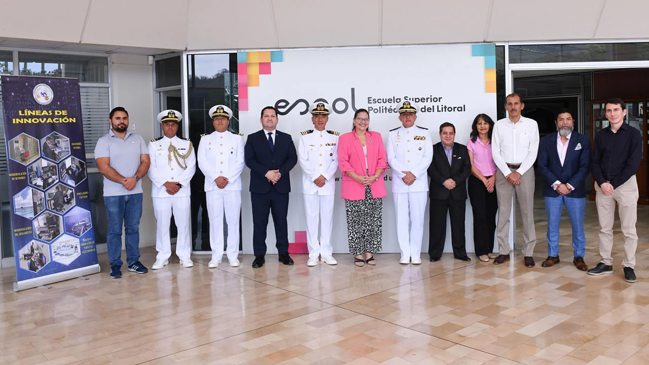 ESPOL y la Armada del Ecuador firmaron convenio marco de cooperación