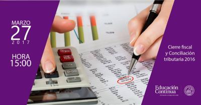 Conferencia Gratuita Cierre Fiscal y Conciliación Tributaria