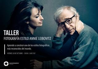 Taller: Fotografía estilo Annie Leibovitz