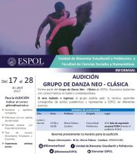 AUDICIÓN GRUPO DE DANZA NEO - CLÁSICA