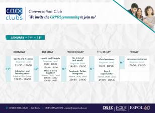 Sesiones del Conversation club