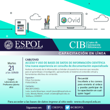 Capacitaciones uso y acceso de las bases de datos científicas