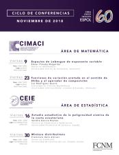 Ciclo de conferencias CIMACI FCNM