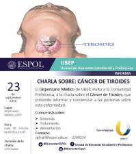 Charla: Cáncer de Tiroides