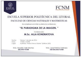 Conferencia: El Paradigma de la imagen